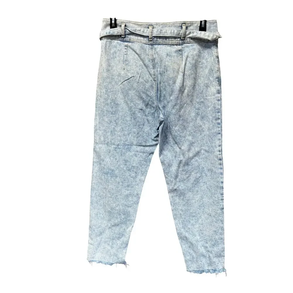 SO acid wash high rise mom Jeans size 13/31W - Picture 2 of 8